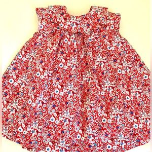 Jacadi dress 18mos Red White and Blue